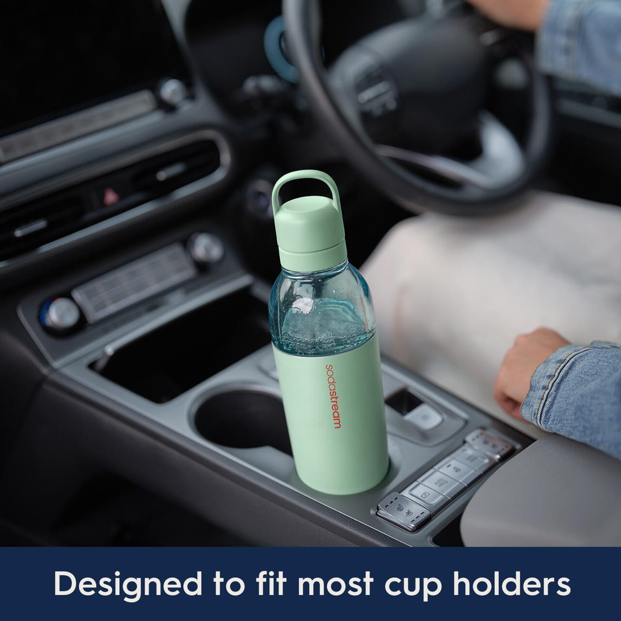 Sodastream Fizz & Go? Easy Mix Insulated Stainless Steel Bottle Mint 23.7 oz - Image 5