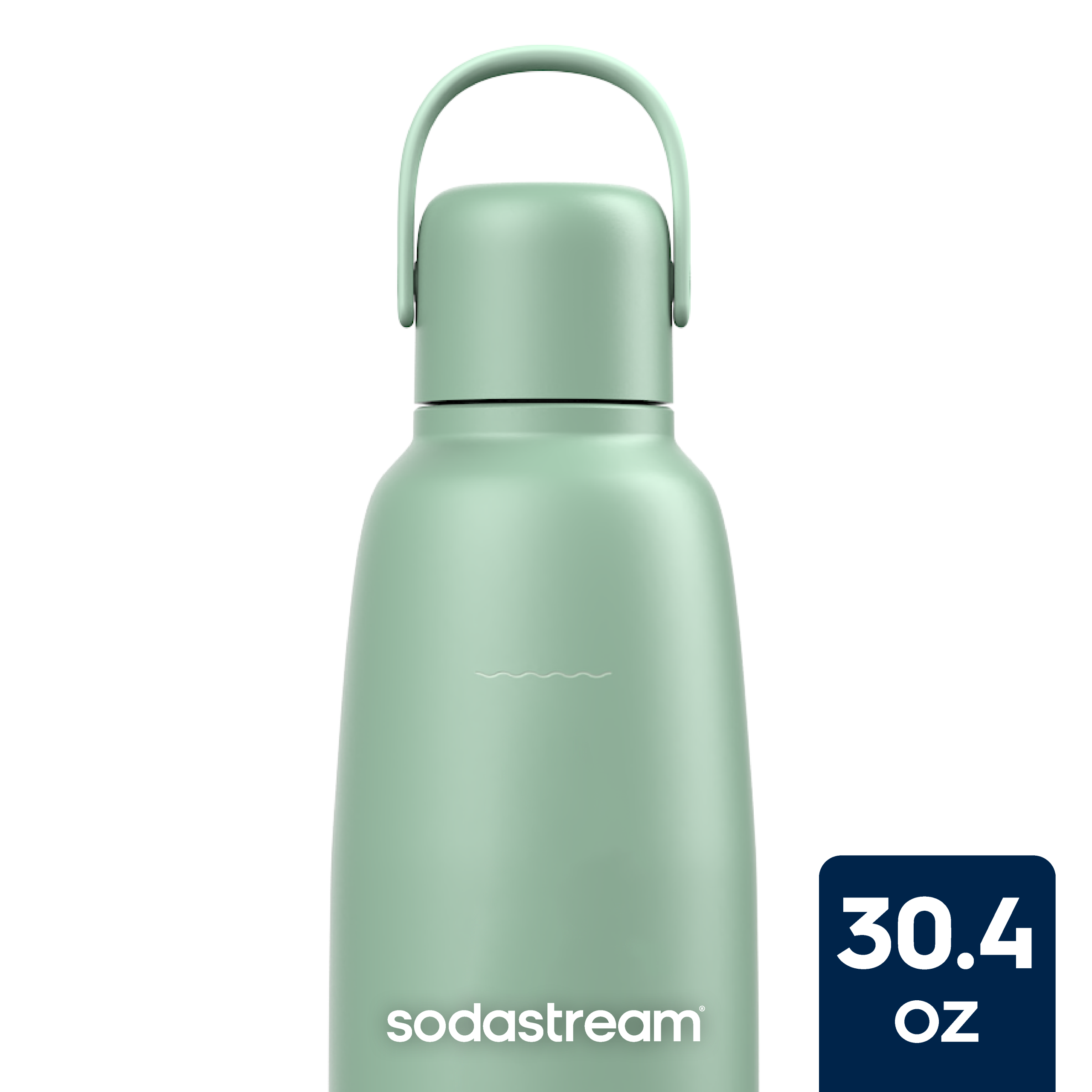 Sodastream Fizz & Go? Insulated Stainless Steel Bottle Mint 30.4 oz