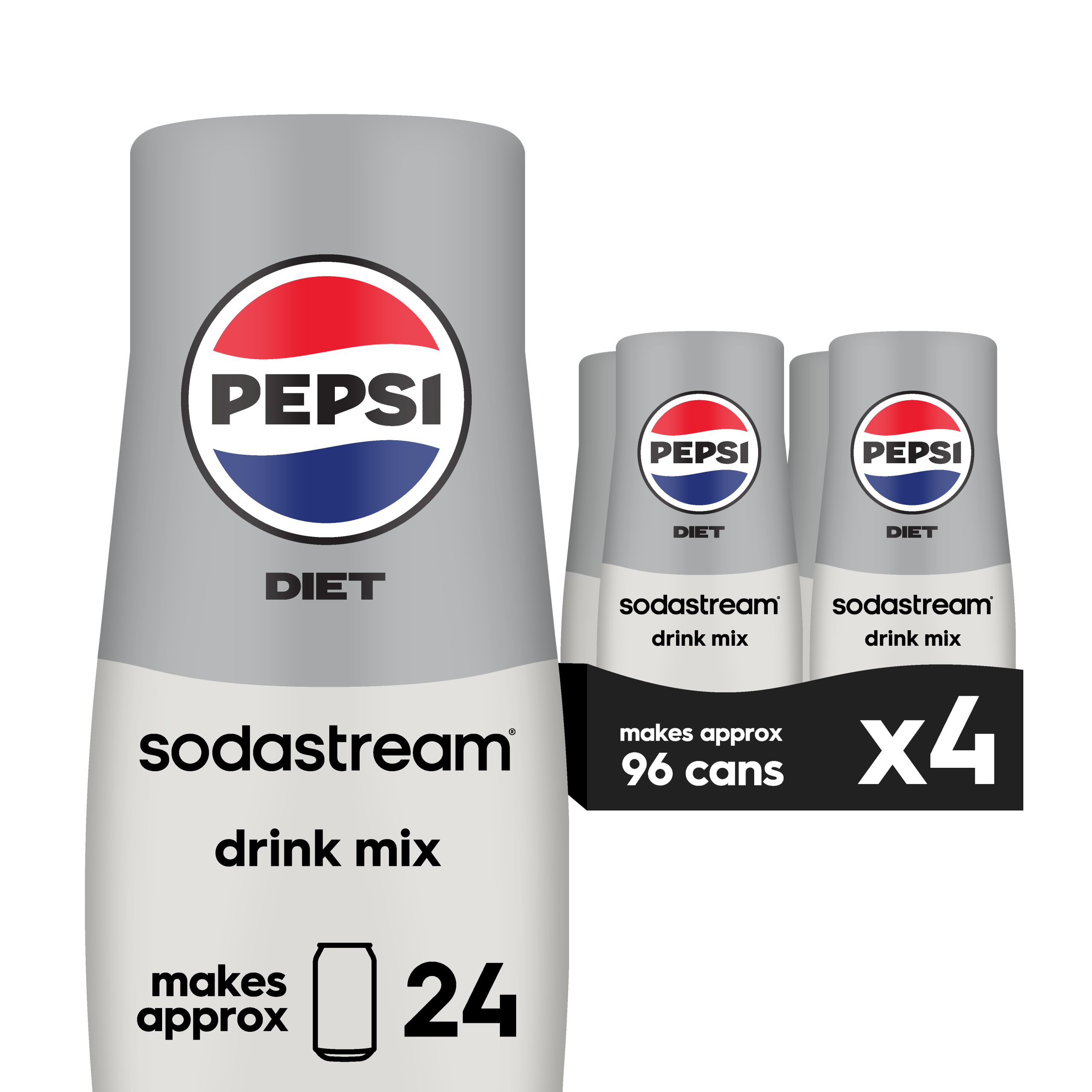 Sodastream Diet Pepsi? Drink Mix 4 Pack 440ml