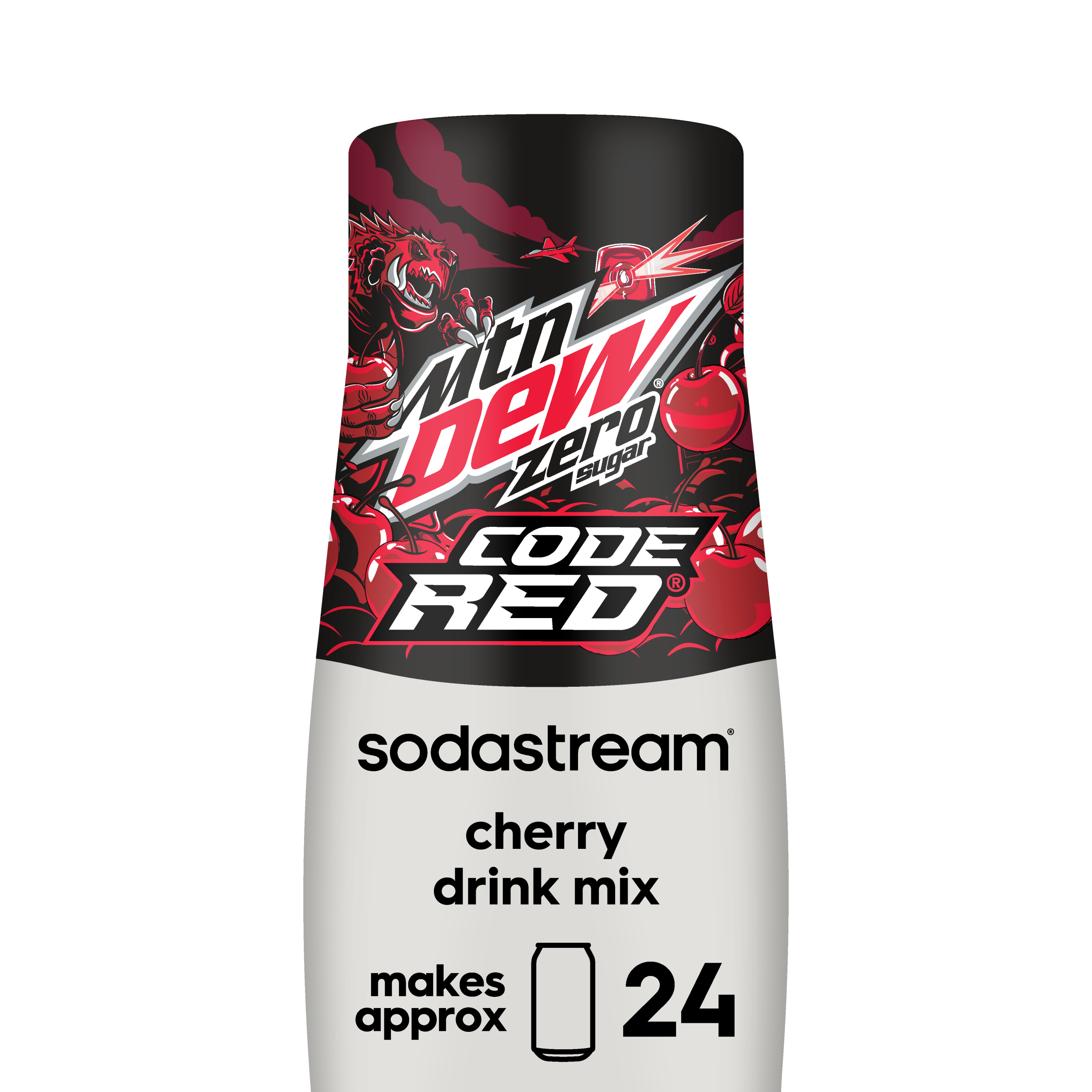 Sodastream MTN DEW? Code Red Zero Sugar Cherry Drink Mix 440ml