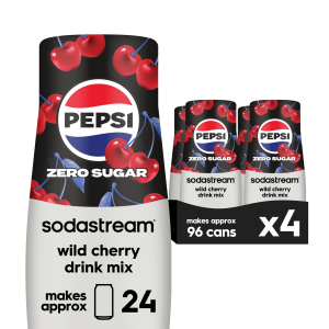 SodaStream & Pepsi & Wild Cherry Zero Drink Mix - 4Pk