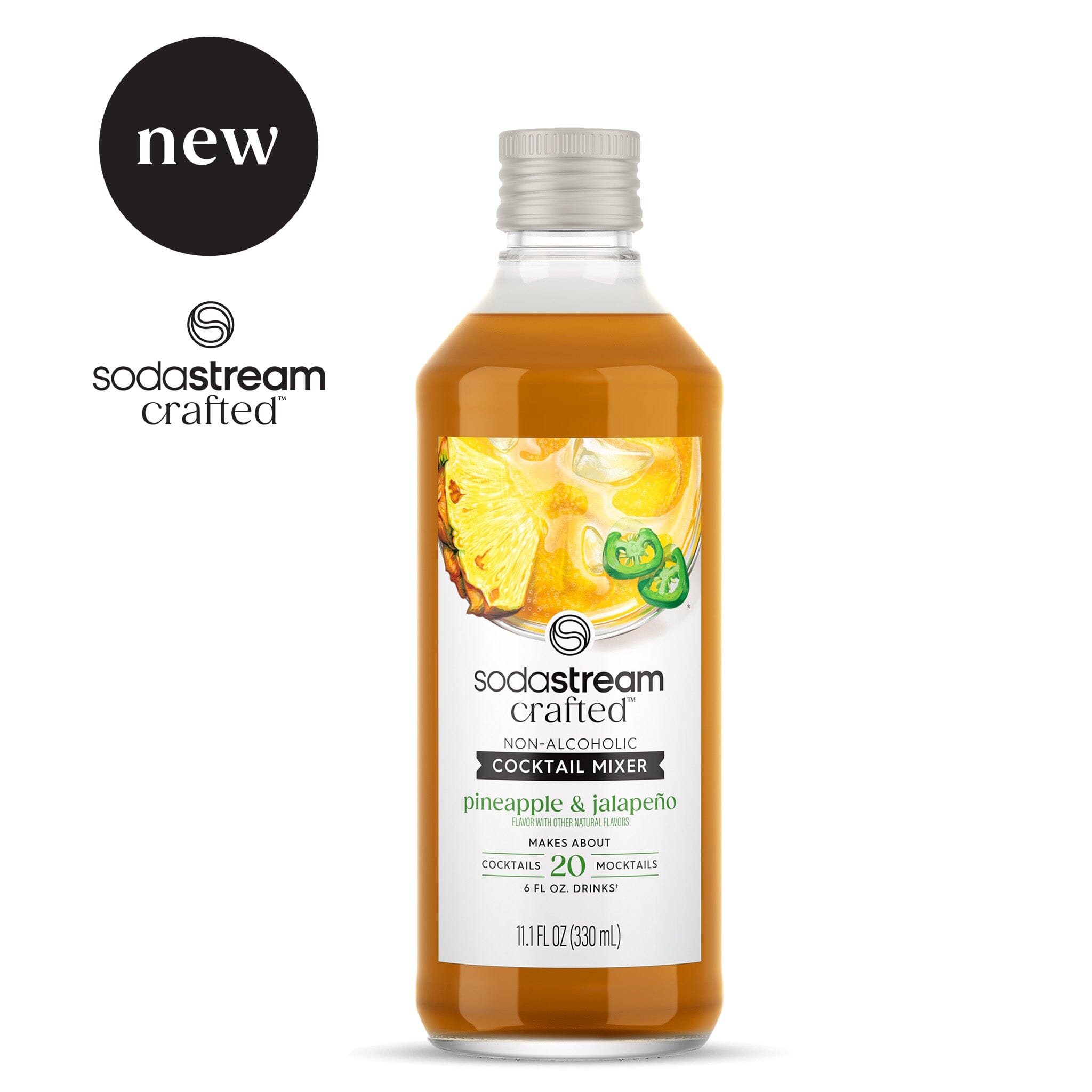 Sodastream Crafted Mixers? Pineapple & Jalape?o Cocktail Mixer 330ml - Image 2
