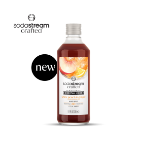 SodaStream & Crafted Mixers & White Peach & Ginger Drink Mix