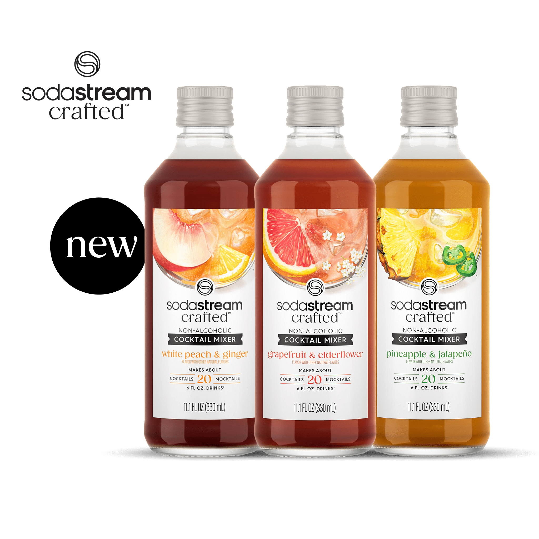 SodaStream Crafted? Mixers Variety Pack
