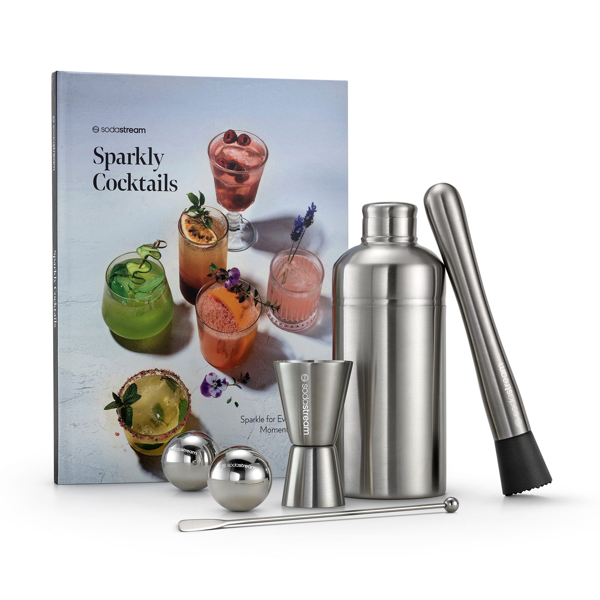 Sodastream Mixology Kit & Sparkling Cocktail Recipe Book Bundle