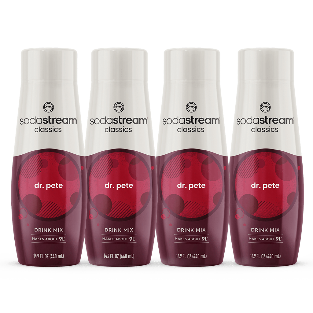Sodastream Classics Dr. Pete Drink Mix 4 Pack 440ml