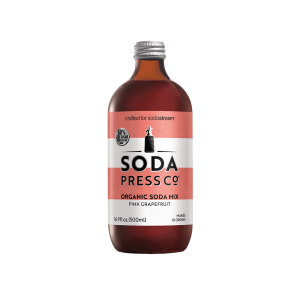 Sodastream Soda Press Co & Pink Grapefruit Organic Soda Mix 500ml