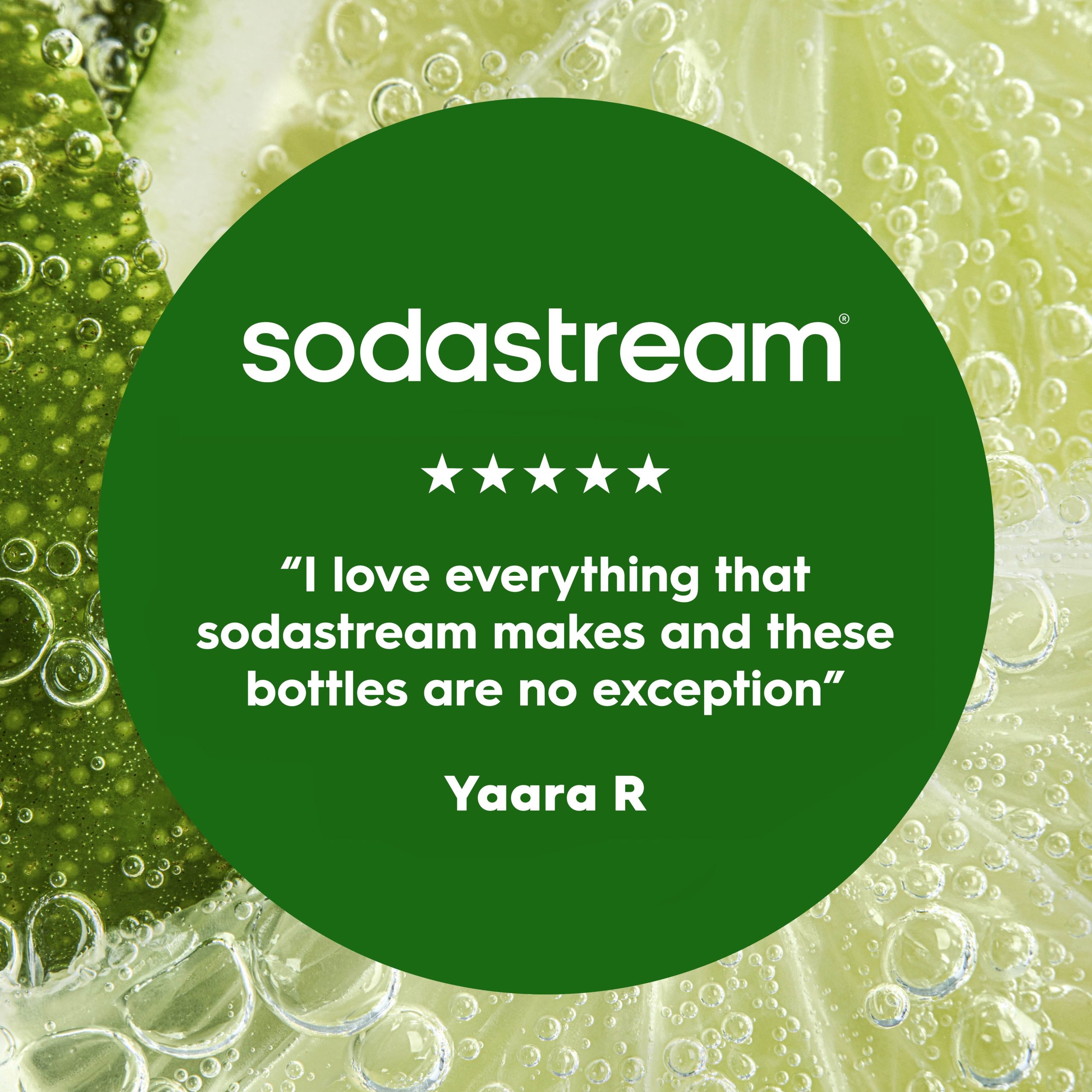 Sodastream Slim Sparkling Water Bottle Twin Pack Black 16.9 oz - Image 3