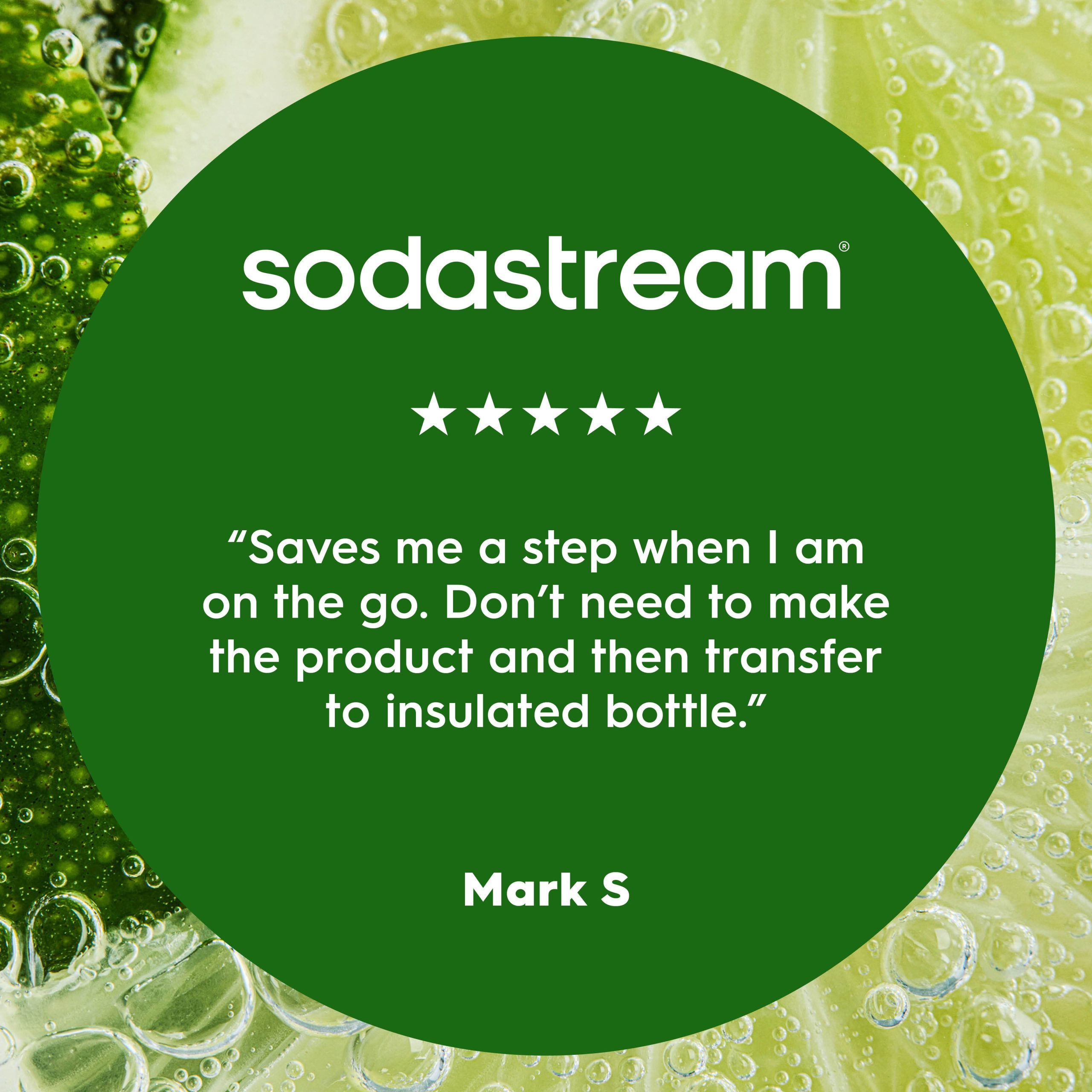 Sodastream Fizz & Go? Insulated Stainless Steel Bottle Sand 30.4 oz - Image 2