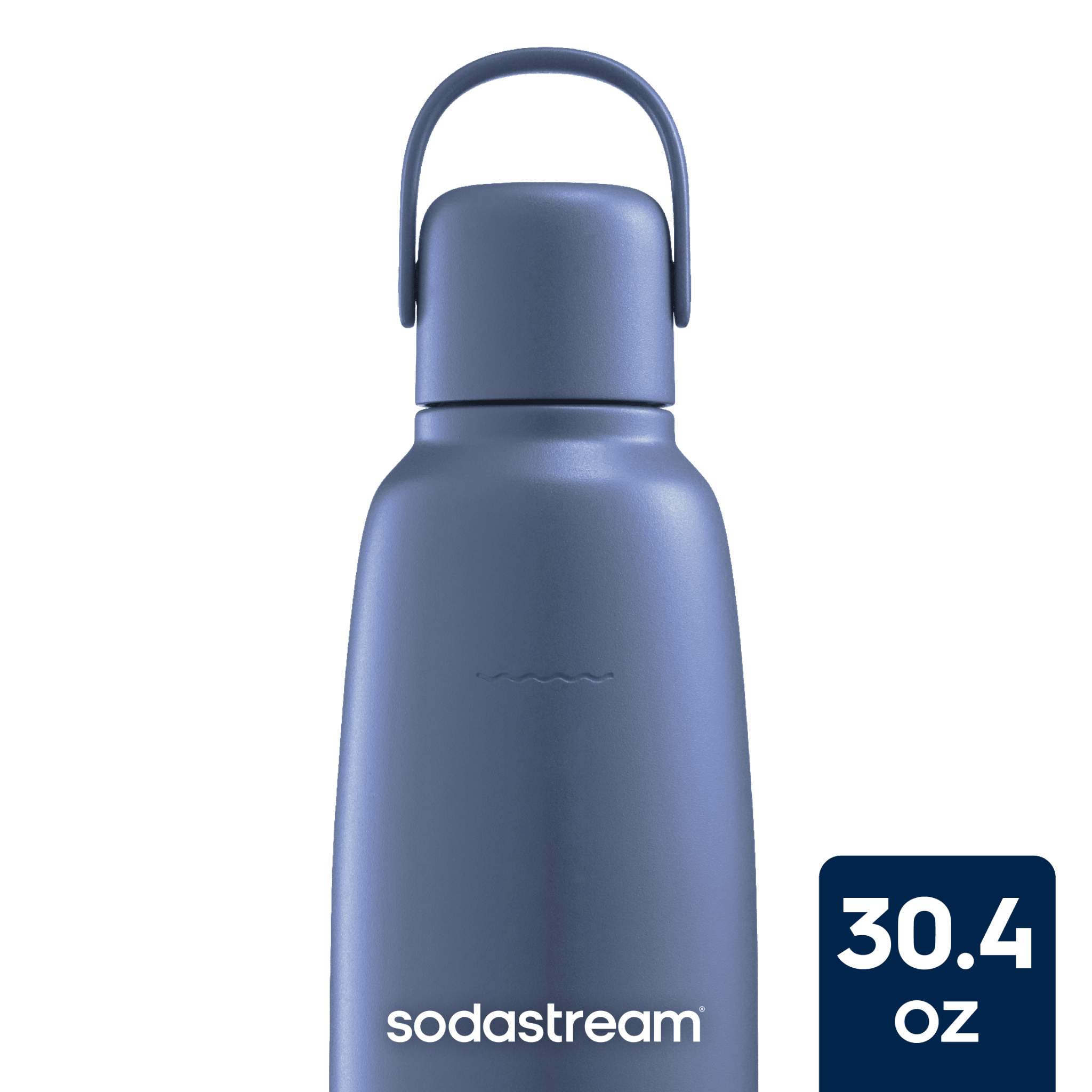 Sodastream Fizz & Go? Insulated Stainless Steel Bottle Storm Blue 30.4 oz