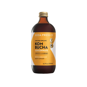 Sodastream Soda Press Co? Ginger Kombucha Organic Soda Mix 500ml