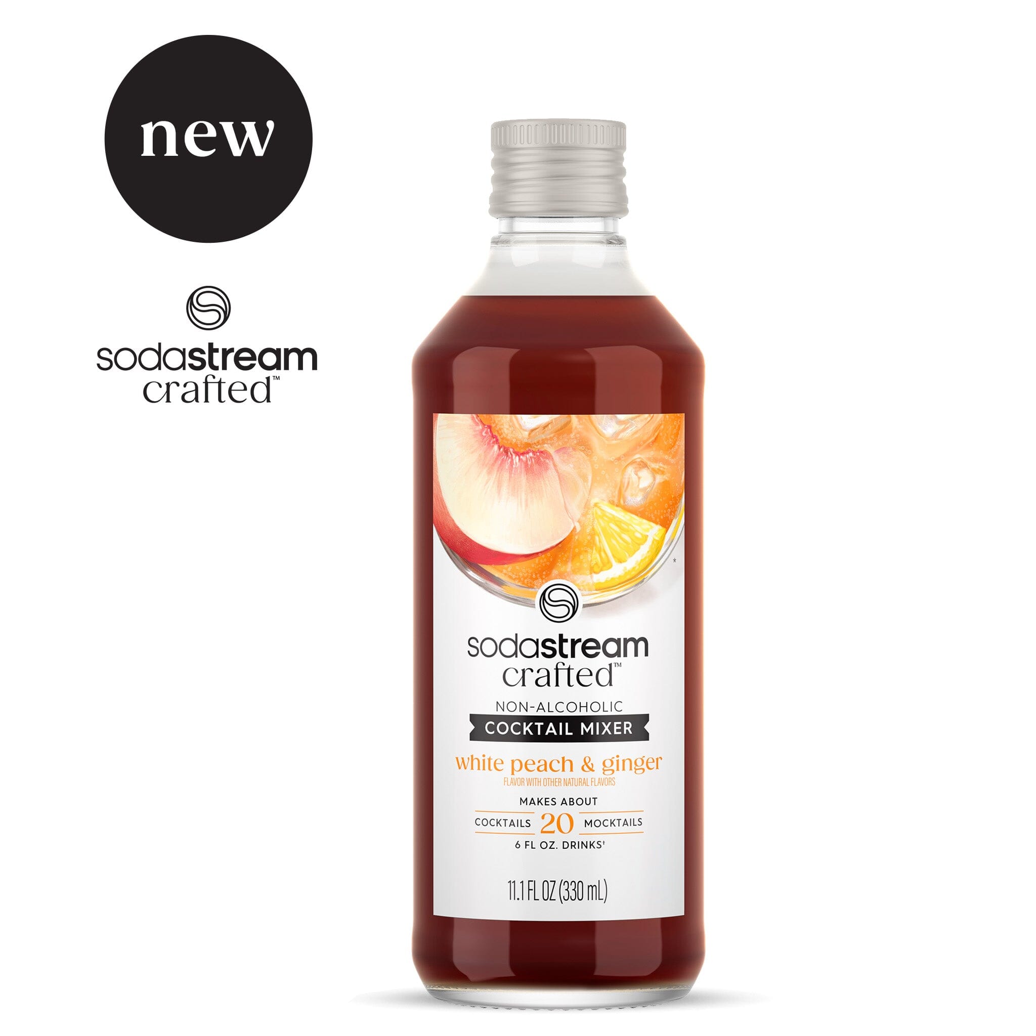 SodaStream? Crafted Mixers? White Peach & Ginger Drink Mix - Image 2